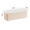 Tapa de Plástico Caja de Almacenamiento Engrosada Caja de Almacenamiento Grande Cesta de Almacenamiento para Snacks y Juguetes Caja de Almacenamiento para Ropa de Escritorio de Dormitorio