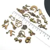 Mistura de 20 Pingentes Bronze Retrô Gatinho Fofo Animal Artificial Pingentes de Liga Garra de Gato Acessórios para Joias DIY