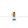Frasco de Vidrio Marrón para Solución Líquida, Frasco Transparente con Tapa de Presión de 2-30 ml, Frasco para Medicamento en Polvo Liofilizado, Ampolla