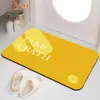Alfombrilla de Baño Simple de Tierra de Diatomeas, Absorbente y de Secado Rápido, Alfombrilla para Inodoro Doméstica, Alfombrilla Antideslizante para Entrada de Baño