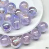 Dingyi K8-16 Galaxia Luna Fría Chapado en Oro Resina con Purpurina Fina Agujero Pasante Cuentas Sueltas Hecho a Mano DIY Accesorios para Cadena de Teléfono