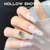 Outono e Inverno Floco de Neve de Natal Adesivos para Unhas Atacado Árvore de Natal Branca Recortada Unha Usável Adesivo de Unha Adesivos Decorativos