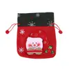 Bolsa de regalo de Navidad franela Bolso de mano para dulces bolsa de regalo para niños bolsa de dulces bolsa de manzana decoraciones navideñas