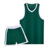 Conjunto de uniforme de basquete infantil estilo americano de ombro estreito masculino e feminino sem mangas secagem rápida uniforme de treino camiseta de treino estampada