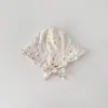 Chapéu de pescador para meninas, primavera e outono, laço fino e doce, chapéu de pescador para meninas, pequeno, meses de idade, guarda-sol, chapéu de bacia ajustável para o verão