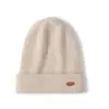 Gorro de Cachemira Cachemira Pura para Hombre Otoño e Invierno Moldeado de una Sola Línea Gorro de Pareja Versátil para Exteriores Frío