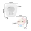 Molde Squishy Fruta Oso Nariz Dibujos Animados Alivio del Estrés Juguete Squishy DIY Molde de Silicona Hecho a Mano