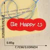 En Stock Nuevo Etiqueta Bordada Transfronteriza Divertido Dibujo Animado Inglés Parche de Galleta En Stock Parche Bordado Accesorios Parche de Tela DIY