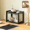 Caja de almacenamiento cosmético con compartimentos, organizador de escritorio, gabinete de almacenamiento para cuidado de la piel en tocador, almacenamiento de perfume y loción
