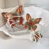 Pin para el Cabello de Flor Rosa Pura, Deseable y Etéreo, con Borlas Florales Frescas, Nuevo Accesorio para el Cabello Elegante Estilo Chino Hanfu