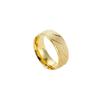 Anillo Transfronterizo Europeo y Americano Nuevo Patrón de Sarga Acero Titanio Frosted Acero Inoxidable Patrón Lluvia de Meteoros Anillo Hombre Trendy