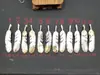 Plata de Ley 925 Pluma Japonesa y Coreana Colgante Japonés y Coreano Takahashi Oro Blanco Concha Hoja de Pluma Collar Colgante de Moda para Hombres y Mujeres