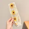 Lindas y elegantes pegatinas florales para el cabello, de alta gama y con estilo, perfectas para crear un look de moño alto voluminoso, populares entre los influencers, 2026 nuevas pegatinas mágicas bordadas