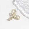 Nueva y elegante pinza pequeña de aleación de lujo con perlas de imitación y diamantes de imitación para el flequillo, pinza para el pelo, media pinza, accesorios para el cabello