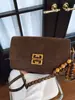 2025 Nova Bolsa de Axila com Textura de Camurça Outono e Inverno Bolsa de Ombro de Camurça Fosca Bolsa Baguete Retro de Nicho