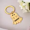 Llavero Personalizado Grabado Etiqueta para Perro Gato Colgante Estilo Halloween