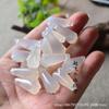 Jade Branco de Xinjiang Jade Dongling Calcedônia 22*11mm Pingente de Magnólia