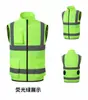 Colete Ventilador de Verão Colete Refletivo Roupa com Ar Condicionado Roupa de Resfriamento Colete de Refrigeração Respirável para Exterior Roupas de Trabalho Refrigerantes