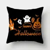 Nueva funda de almohada de Halloween de Temu, cojín decorativo nórdico para el hogar en temporada festiva para cama, sofá y sala de estar, set de Amazon