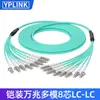 Cafetería OM3 Cable de parche de fibra óptica blindado 10G Multimodo Doble núcleo 4/6/8 núcleos Cable de fibra óptica LC-LC Youpu Optical