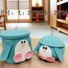 Cesta de armazenamento Berry Bear saco de armazenamento caixa de armazenamento doméstico roupas lanche linha de algodão cesta de roupa suja desenho animado caixa de armazenamento de pelúcia
