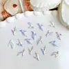 Accesorios para Uñas Aurora Estrella de Mar Concha Serie Oceánica Caracola Resina Decoraciones para Uñas DIY Decoraciones para Uñas Portátiles
