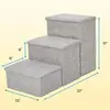 Escaleras transfronterizas para perros, escaleras para mascotas, escalones de esponja, sofá cama para perros pequeños, escalera para subir con pendiente