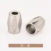 Padrão Hexagonal Metal Sino Pendurado Tubo Reto Corda com Fivela na Ponta Liga de Zinco Galvanizada Fivela de Corda de Calça Acessórios de Vestuário Jinda
