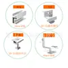 Techo de teja vidriada suit de soporte fotovoltaico techo de teja de hojalata soporte de aleación de aluminio solar combinación venta caliente transfronteriza