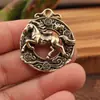 Año del Caballo Adornos de Caballo Doce Animales de Caballo del Zodiaco Colección de Adornos de Caballo Transfronterizos Adornos de Latón 2026 Adornos de Potro
