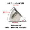 Pasamanos de Escalera Adaptador de Tubo de Escape Giratorio Codo a Prueba de Lluvia para Gabinete JP Codo Industrial de Acero Inoxidable 45 Grados