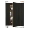 Puerta de granero Jianai, puerta sin pintar, puerta fantasma, puerta corredera, puerta de riel colgante, puerta corredera de madera WPC, exportación de fábrica al por mayor
