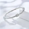 Pulsera de Acero Inoxidable Dorada Transfronteriza con Clavos Incrustados de Diamantes, Pulseras de Trébol Inspiradas en Uñas, Varios Estilos al por Mayor