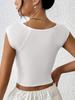 Comercio exterior transfronterizo 2024, principios de primavera, Amazon, nueva camiseta de color liso con escote en V, sin mangas y abertura en el ombligo para mujer