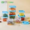 Maihui Clip Crujiente Grado Alimenticio Pp Calentamiento por Microondas Lonchera Caja para Pepinillos Especial Plástico para Refrigerador Almacenamiento