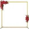 Arco de Bodas Arco de Globos Kit de Arco Metálico Multifuncional Decoración de Lugar de Fiesta con Arco de Globos