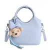 Bolsa de Mano tipo Cesta Yuezi 2026 Primavera de Gama Alta para Mujer, Bloques de Color Simple Moda Versátil Bolso de Hombro Cruzado