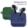 Adecuado para nada oído (1) Funda Protectora de Auriculares Bluetooth Inalámbricos Compartimento de Carga de Silicona Caja Suave Carcasa de Almacenamiento