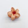 Pinza para el pelo Oufelai Flor de Plumeria Europea y Americana Transfronteriza Pinza Lateral Pinza para la Parte Posterior de la Cabeza Peinado Recogido Pinza de Tiburón Accesorio para el Cabello Que No Daña el Cabello