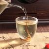 Tazón creativo de vidrio con cubierta de flor de ciruelo estilo japonés grande tres talentos pintado a mano copa justa taza de té juego de té kung fu venta al por mayor en stock