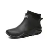 Botas de Chuva de Cano Curto da Moda Transfronteiriças Sapatos Quentes de Algodão Fixado para Casal Sapatos de Borracha Versáteis para Exterior Sapatos Impermeáveis para Lavagem de Carro