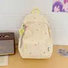 Mochila Coreana Estilo Ins con Lazo de Alto Valor Estético, Mochila Casual y Elegante para Estudiantes de Secundaria y Preparatoria, Bolso Escolar Ligero, de Moda