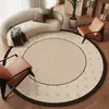 Alfombra Retro de Bucle para Sala de Estar, Alfombra de Hogar de Alta Gama, Lavable y Limpiable, Lujo Ligero, Sencilla y Resistente a Manchas, Alfombrilla para Dormitorio con Envío Gratis