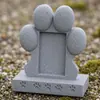 Adorno de resina mascota memorial lápida huella de pata de cachorro marco de fotos jardín césped animal tributo decoración jardinería exterior