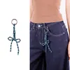 Lanyard de Jeans Dopamina Nuevo Europeo y Americano Serie Miu Bolso Versátil de Moda Llavero Cuerda de Accesorio para Mochila