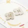 Botones Irregulares de Resina de 25 mm para Abrigos, Suéteres y Gabardinas, Botones Planos en Relieve, Accesorios para Ropa al por Mayor