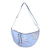 Bolso Rayado Estilo Japonés Simple Bolso de Pecho Moda Casual Estilo Occidental Bolso de Hombro Cruzado Verano Nuevo Bolso Cruzado de Axila