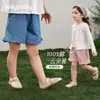 [Precio de Liquidación] Pantalones Cortos de Algodón para Niña Verano Pantalones Casuales para Bebé con Volantes Ropa de Verano Delgada para Niños