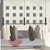 Tienda de Ropa de Gama Alta Colgador Colgante Simple Moderno Negro Mate Celebridad de Internet Nueva Tienda de Ropa Perchero de Alambre de Acero Estante de Exhibición