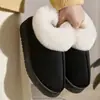 Pantufas de Algodão de Inverno para Mulheres 2025 Novas de Interior para Casa Doméstica Antiderrapantes Quentes de Pelúcia para Homens Inverno
